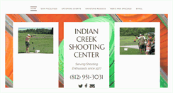 Desktop Screenshot of indiancreekshooting.com